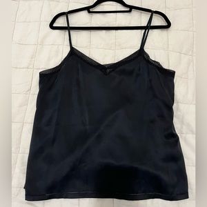 NWOT Rebecca Taylor 100% Silk Lace Cami